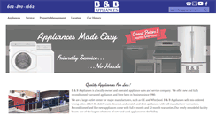 Desktop Screenshot of bbappliances.com