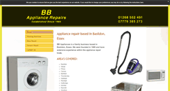 Desktop Screenshot of bbappliances.co.uk